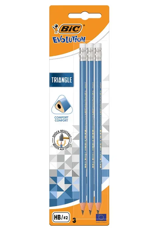 CREION CU RADIERĂ TRIUNGHIULAR EVOLUTION 3 BUC. BIC
