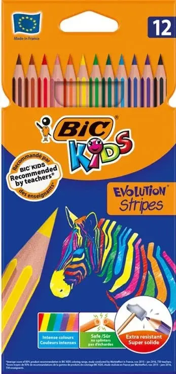 CREIOANE 12 CULORI STRIPES BIC