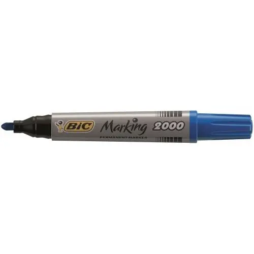 КУТИЯ С 12 БР. ПЕРМАНЕНТЕН МАРКЕР BIC - СИН - image 1