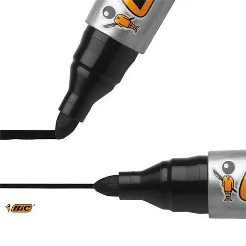 КУТИЯ 12 БР. ПЕРМАНЕНТЕН МАРКЕР BIC - ЧЕРЕН - image 2