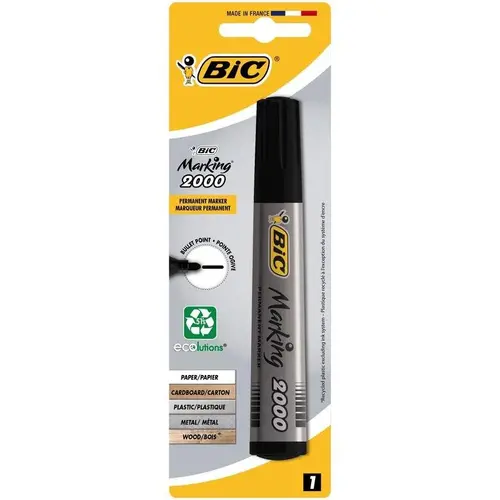 ΜΟΝΙΜΟΣ ΜΑΡΚΑΔΟΡΟΣ ΒΛ1 BIC - ΜΑΥΡΟΣ - 1