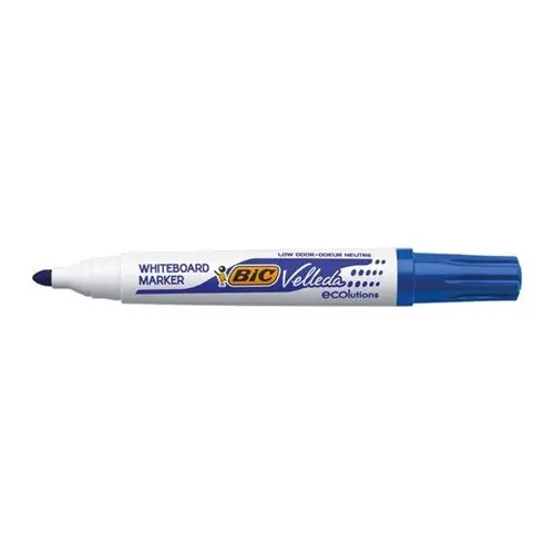 КУТИЯ 12 БР. МАРКЕР VELLEDA СИН ЗА БЯЛА ДЪСКА BIC - image 2