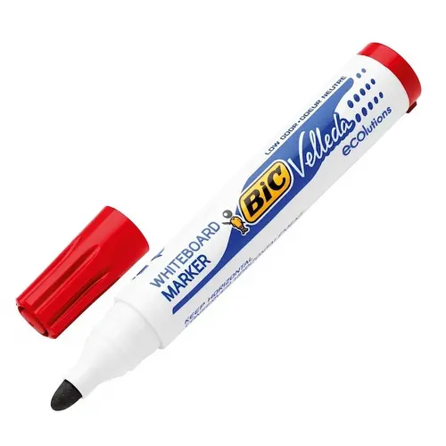 МАРКЕР VELLEDA ЧЕРВЕН ЗА БЯЛА ДЪСКА BIC