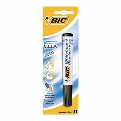 Marker pentru tablă albă BL1 Veleda BIC - negru - 1