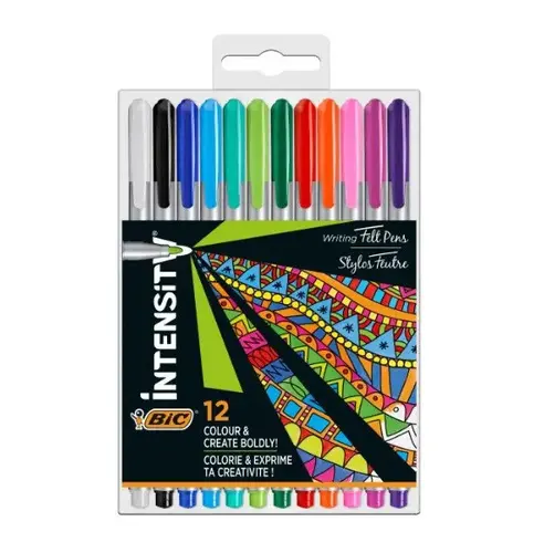 ЦВЕТНИ ТЪНКОПИСЦИ INTENSITY MEDIUM MIX 12 BIC - image 1