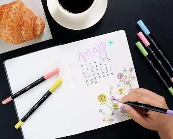 Έγχρωμοι παστέλ μαρκαδόροι με διπλή μύτη Pastel 6 BIC