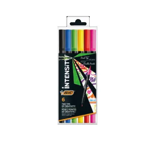 ФЛУМАСТЕРИ С ДВОЕН ВРЪХ 6 BIC