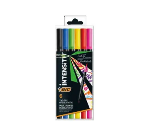 ФЛУМАСТЕРИ С ДВОЕН ВРЪХ 6 BIC