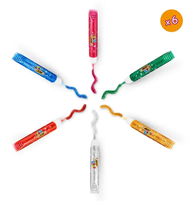 ДЕТСКО БЛЕСТЯЩО ЛЕПИЛО МЕТАЛИК 6 BIC - image 2