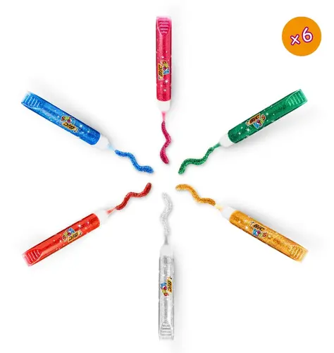 Παιδική γκλίτερ κόλλα μεταλλικό 6 BIC - 3