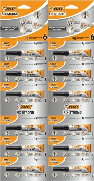 МОМЕНТНО ЛЕПИЛО 3 гр. FIX STRONG 12 BIC