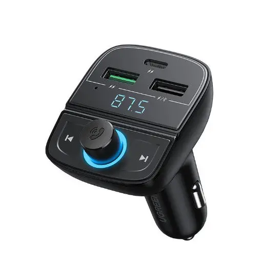 CD229 ЗАРЯДНО УСТРОЙСТВО ЗА КОЛА/FM ТРАНСМИТЕР/BLUETOOTH UGREEN
