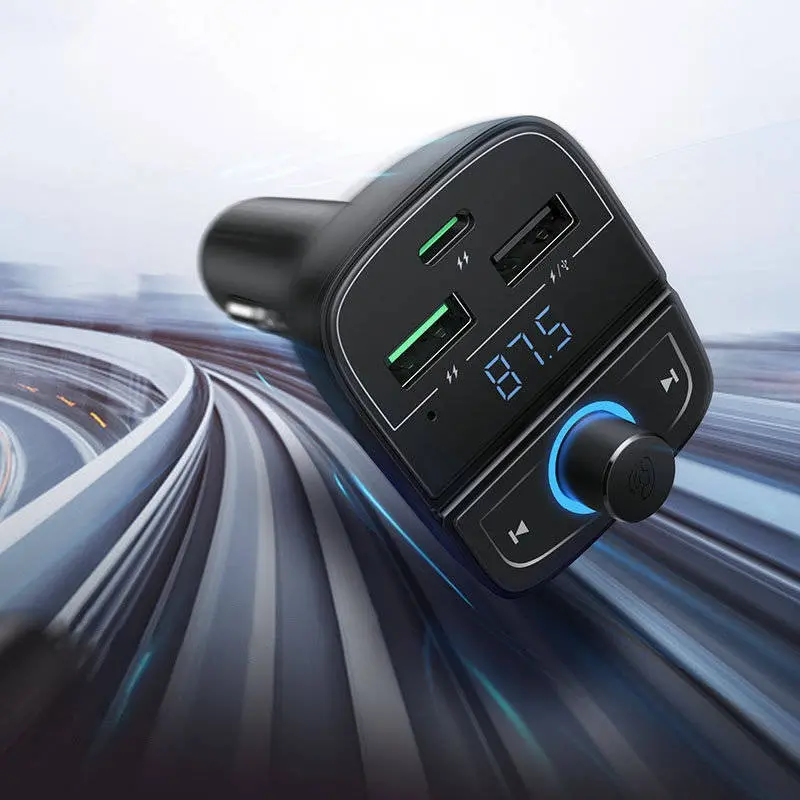 CD229 ЗАРЯДНО УСТРОЙСТВО ЗА КОЛА/FM ТРАНСМИТЕР/BLUETOOTH UGREEN - image 1