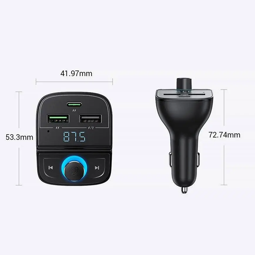 CD229 ЗАРЯДНО УСТРОЙСТВО ЗА КОЛА/FM ТРАНСМИТЕР/BLUETOOTH UGREEN - image 8