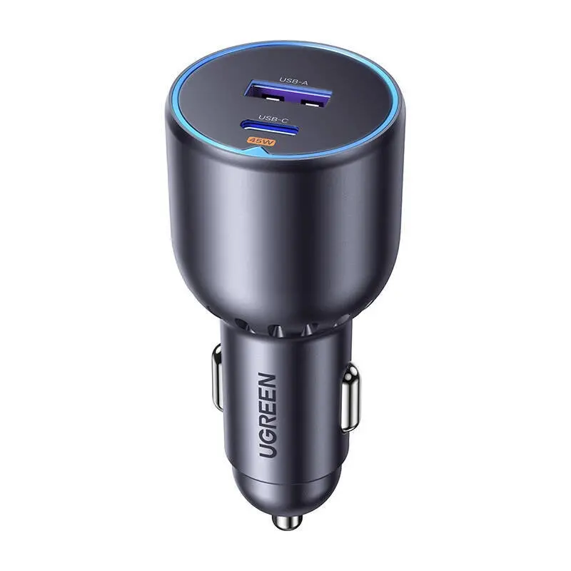 ΦΟΡΤΙΣΤΗΣ ΑΥΤΟΚΙΝΗΤΟΥ 1xUSB-C+1xUSB A, 63W EC701 UGREEN