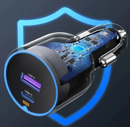 ЗАРЯДНО ЗА КОЛА 1xUSB-C+1xUSB A,63W EC701 UGREEN - image 2