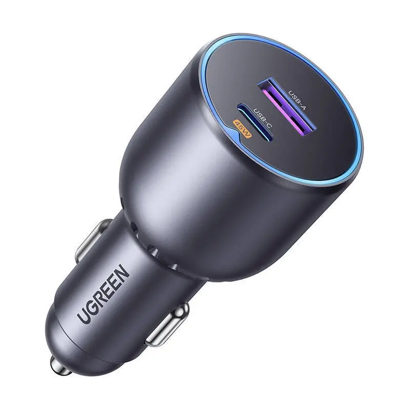 ЗАРЯДНО ЗА КОЛА 1xUSB-C+1xUSB A,63W EC701 UGREEN - image 3