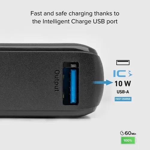 POWER BANK 10 000mAh,2xUSB-C,1xUSB A,10W SBS - BLACK - image 2