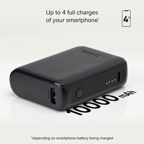 POWER BANK 10 000mAh,2xUSB-C,1xUSB A,10W SBS - BLACK - image 4