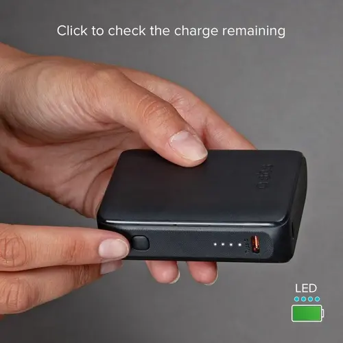 POWER BANK 10 000mAh,2xUSB-C,1xUSB A,10W SBS - BLACK - image 8