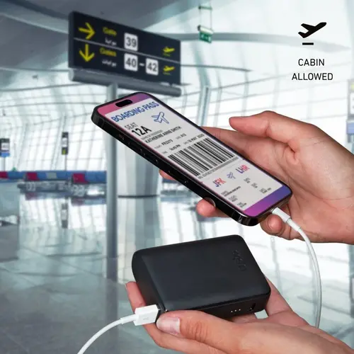POWER BANK 10 000mAh,2xUSB-C,1xUSB A,10W SBS - BLACK - image 9