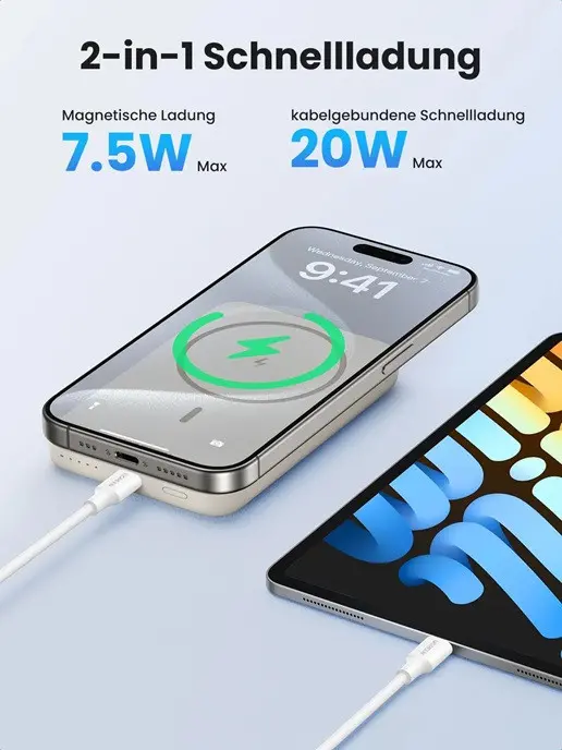 POWER BANK 10 000mAh Mini MAGNETIC WI PB561 UGREEN - image 4