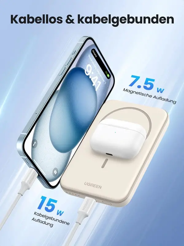POWER BANK 5 000mAh Mini MAGNETIC WIR PB560 UGREEN - image 4