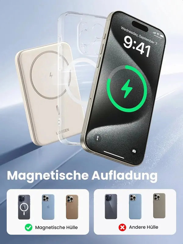 POWER BANK 5 000mAh Mini MAGNETIC WIR PB560 UGREEN - image 5
