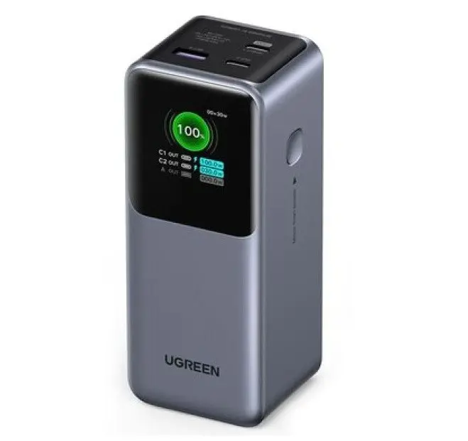 POWER BANK 25 000mAh, 200W PB722 UGREEN - СИВ