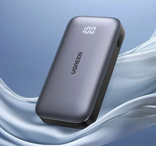 POWER BANK 10 000mAh, 30W, MINI PB502 UGREEN - СИВ - image 8