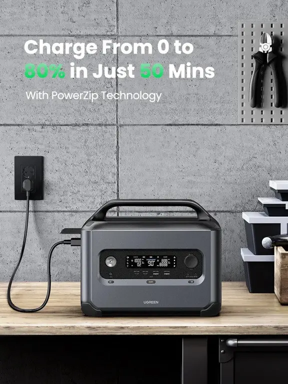 ПРЕНОСИМА ЗАРЯДНА СТАНЦИЯ GS1200 POWER ROAM 1200W UGREEN - image 4