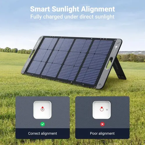 СОЛАРЕН ПАНЕЛ ЗА ЗАРЕЖДАЩИ СТАНЦИИ SC100 SOLAR PANEL 100W, 5.5A UGREEN - image 1