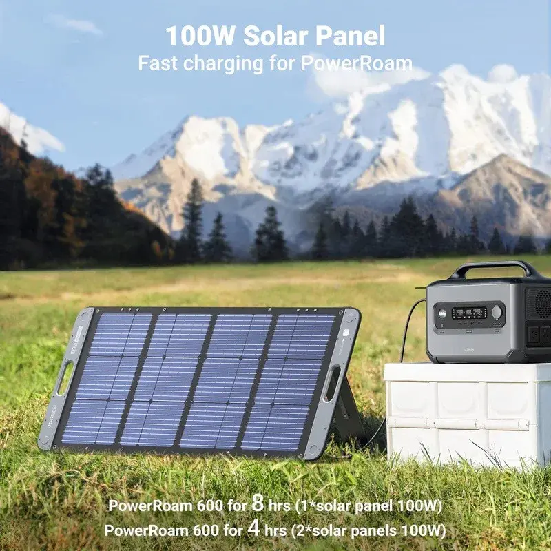 СОЛАРЕН ПАНЕЛ ЗА ЗАРЕЖДАЩИ СТАНЦИИ SC100 SOLAR PANEL 100W, 5.5A UGREEN - image 6