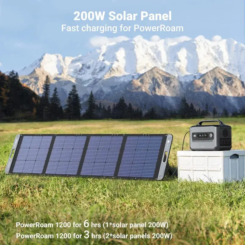 СОЛАРЕН ПАНЕЛ ЗА ЗАРЕЖДАЩИ СТАНЦИИ SC200 SOLAR PANEL 200W, 11A UGREEN - image 3