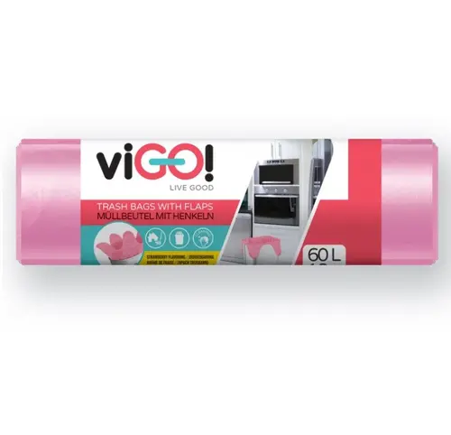 ТОРБИ ЗА СМЕТ 60L С УШИ ЛАВАНДУЛА 18 БР. STANDARD VIGO