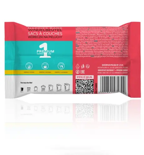 ТОРБИЧКИ ЗА ПЕЛЕНИ 100 БР. PREMIUM VIGO - image 3