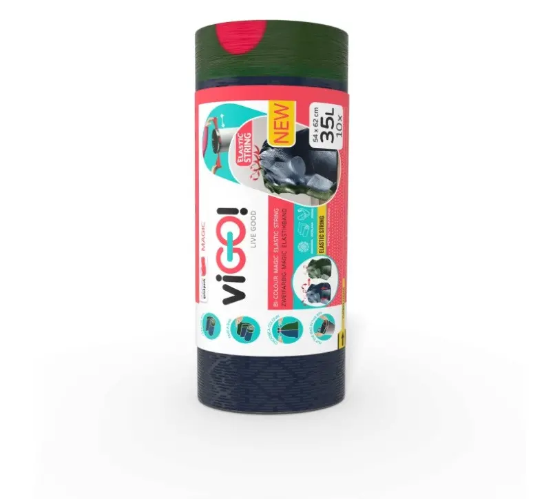 ТОРБИ ЗА СМЕТ С ЛАСТИЧНА ЛЕНТА 35L 10БР MAGIC VIGO - image 2