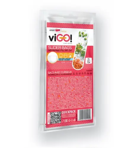 ПЛИК ЗА ХРАНА С ПЛЪЗГАЧ 6 БР. STANDARD VIGO - image 2