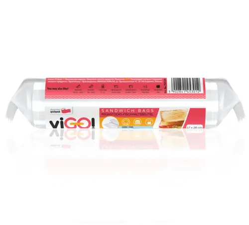 ПЛИК ЗА ХРАНИТЕЛНИ ПРОДУКТИ РАЗМЕР 17 Х 28 СМ. 200 БР. STANDARD VIGO - image 2