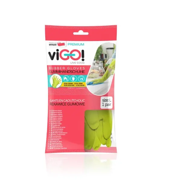 Mănuși de menaj din cauciuc L PREMIUM VIGO
