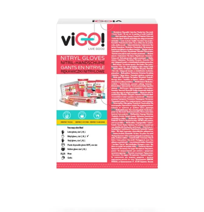 ДОМАКИНСКИ РЪКАВИЦИ НИТРИЛНИ L PREMIUM VIGO - ЧЕРНИ - image 2