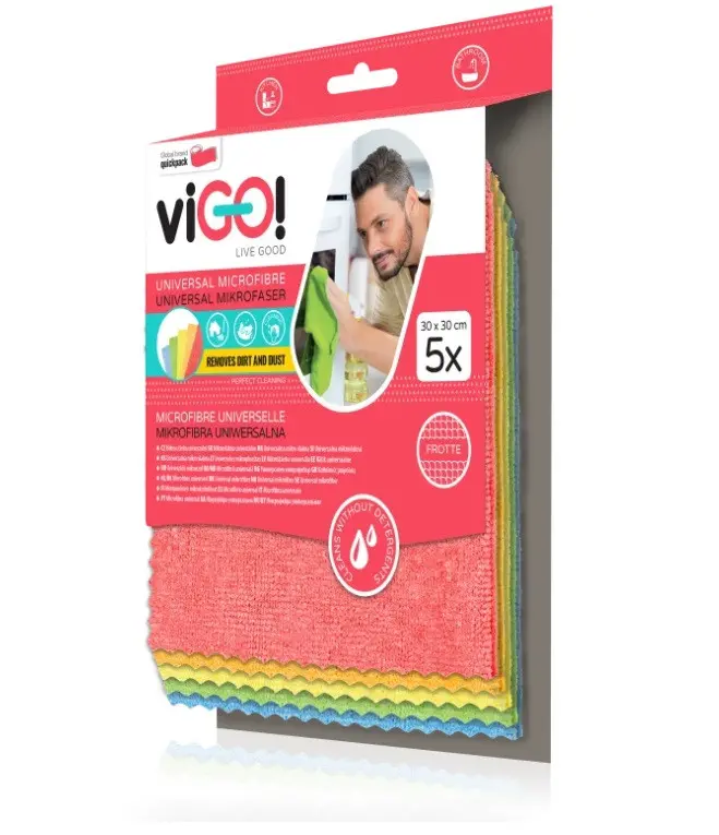 УНИВЕРСАЛНИ МИКРОФИБЪРНИ КЪРПИ 5 БР. PREMIUM VIGO - image 1