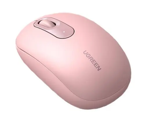 БЕЗЖИЧНА КОМПЮТЪРНА МИШКА 2400 dpi МU105 UGREEN - CHERRY PINK