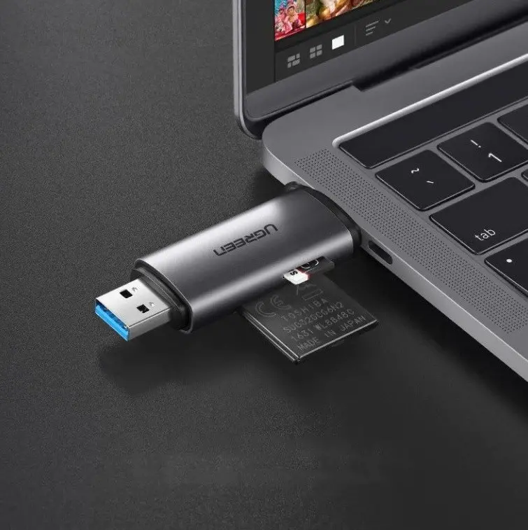 ЧЕТЕЦ ЗА КАРТИ CM185 CARD READER USB-C/USB-A, SD/micro SD UGREEN - image 3