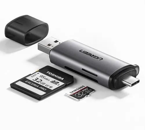Cititor de carduri CM185 Card Reader USB-C/USB-A, SD/micro SD UGREEN - 5