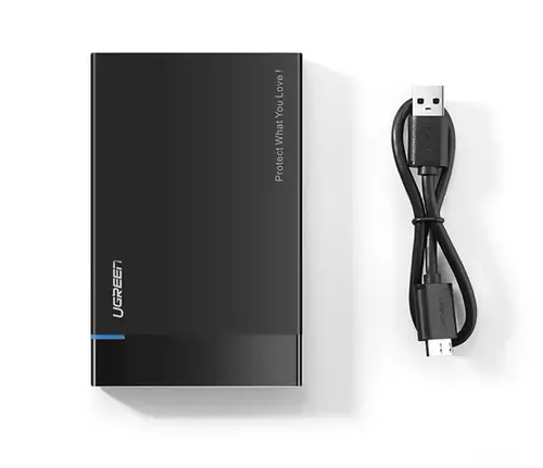 КУТИЯ ЗА HDD/SSD 2.5,microB / USB3.0 US221 UGREEN - image 3