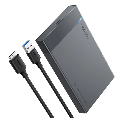 КУТИЯ ЗА HDD/SSD 2.5,microB / USB3.0 US221 UGREEN