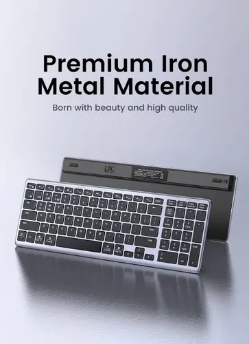 КЛАВИАТУРА БЕЗЖИЧНА KU005 ULTRA SLIM UGREEN - image 12