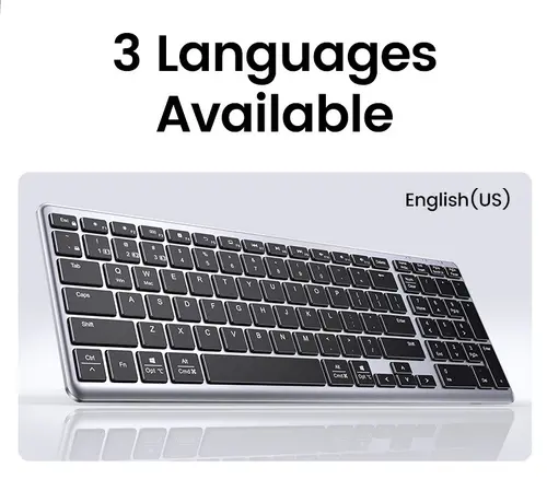 КЛАВИАТУРА БЕЗЖИЧНА KU005 ULTRA SLIM UGREEN - image 2