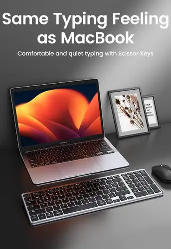 КЛАВИАТУРА БЕЗЖИЧНА KU005 ULTRA SLIM UGREEN - image 6